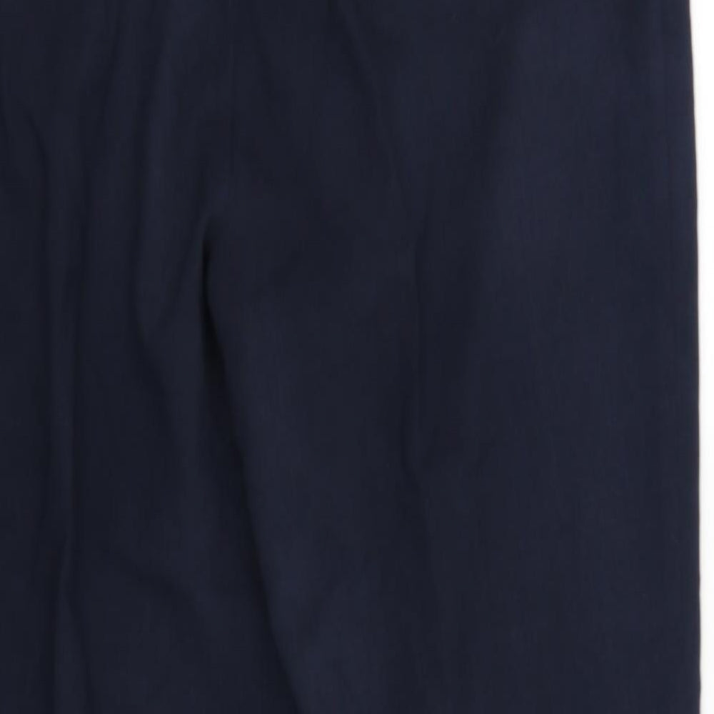 Mens UK Size 32 in Dimensions Regular Fit Chino Blue Trousers