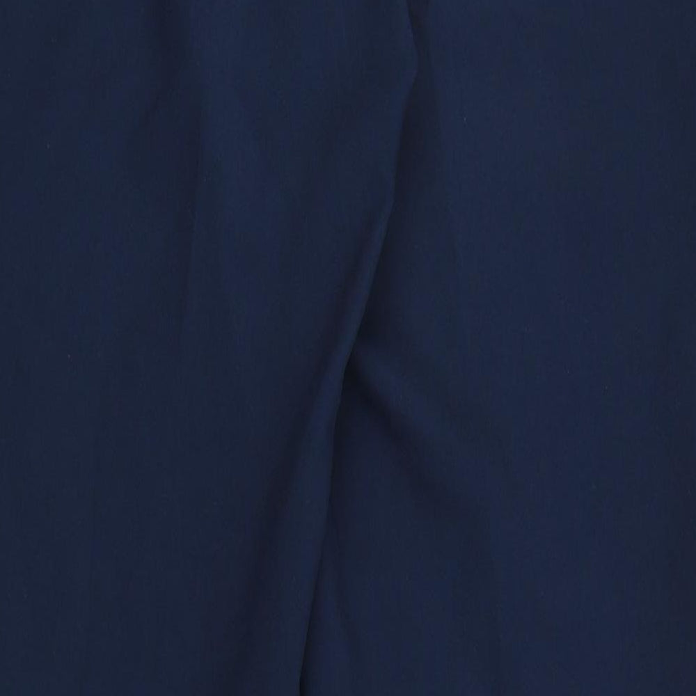 Womens UK Size 12 F&F Regular Fit Dress Pants Blue Trousers