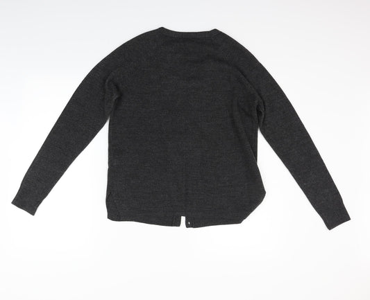 Atmosphere Womens Grey Cardigan Jumper Size 10