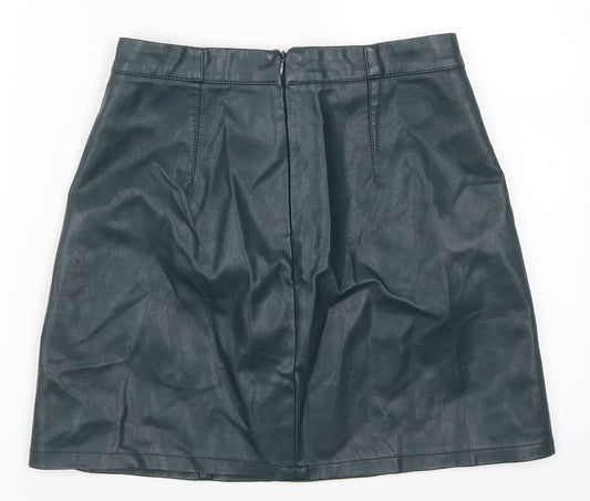New Look Womens Green   A-Line Skirt Size 8