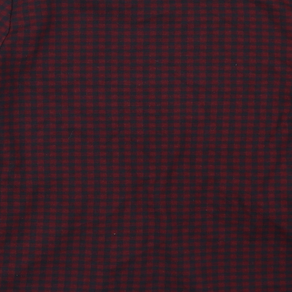 Womens UK Size S Zara Red Basic T-Shirt