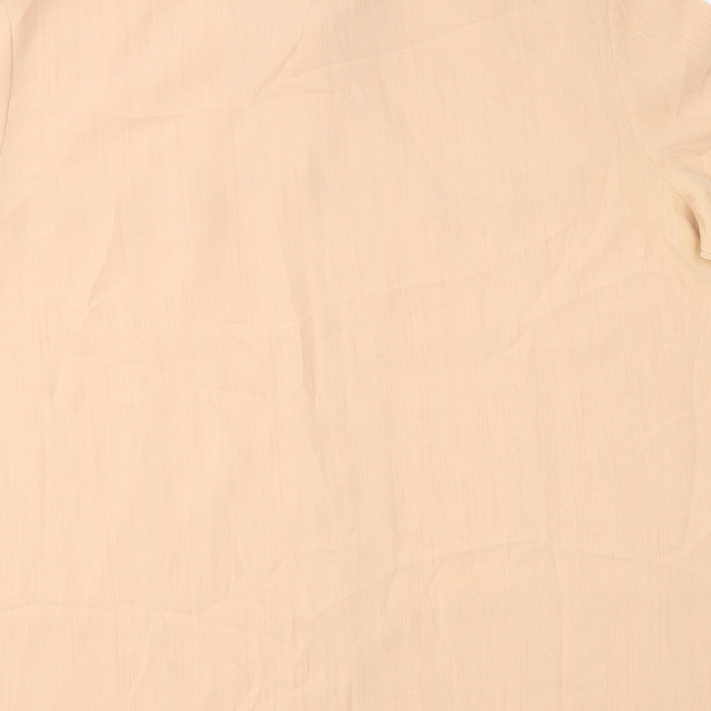 Bonmarché Womens Orange Basic Button-Up Size 16