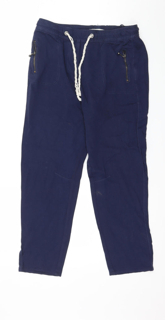 Womens UK Size 32 in George Regular Fit Blue Trousers
