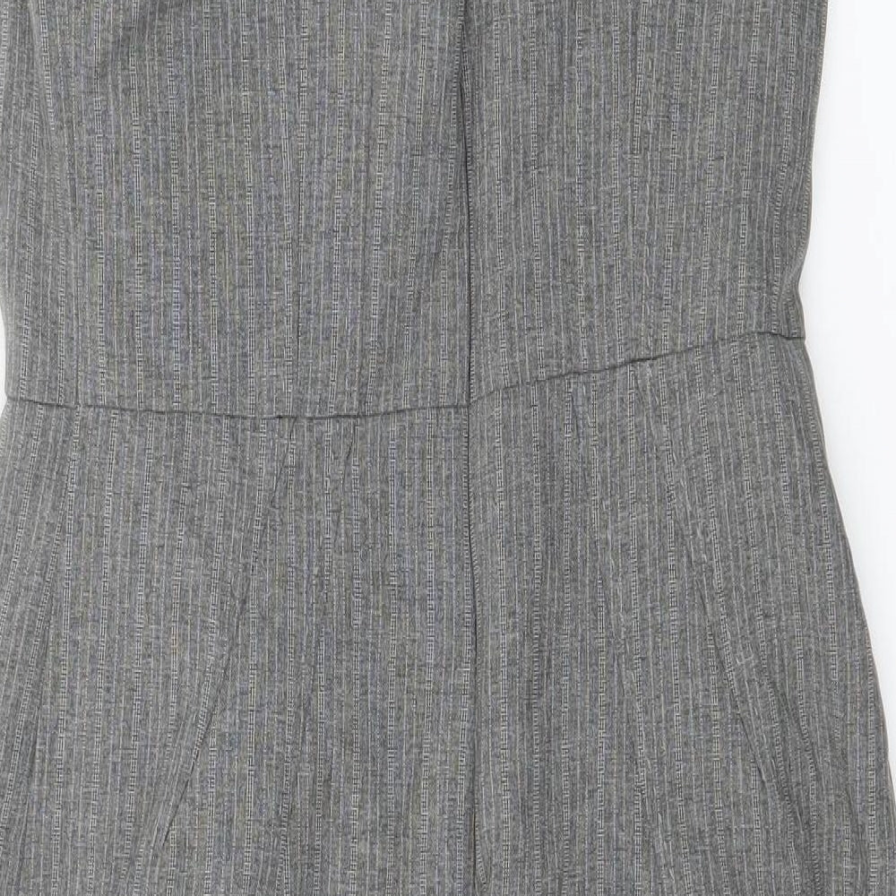 F&F Womens Grey Striped Sheath Size 8