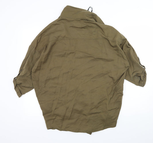 Womens UK Size XS H&M Green Jacket