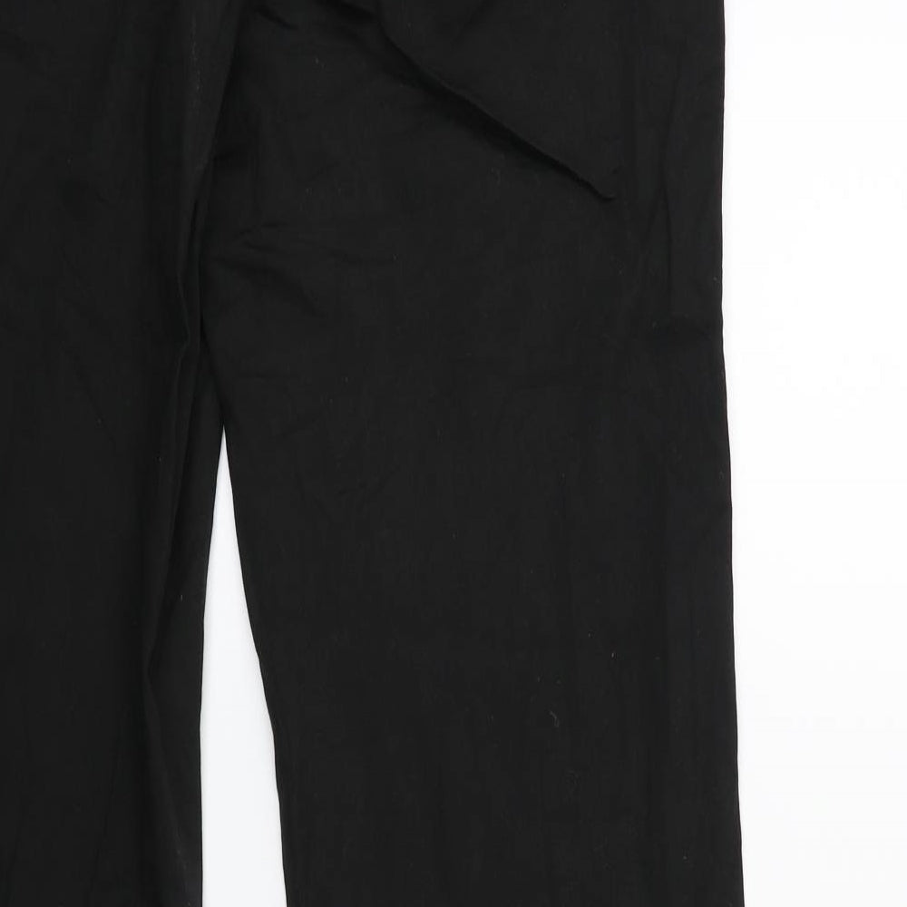 Womens UK Size 10 VERO MODA Regular Fit Black Trousers