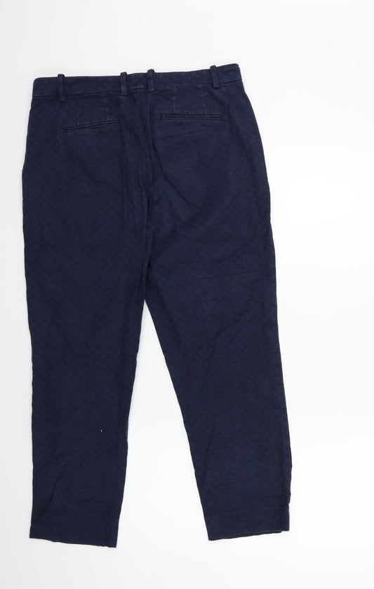 Womens UK Size 10 Gap Regular Fit Blue Trousers