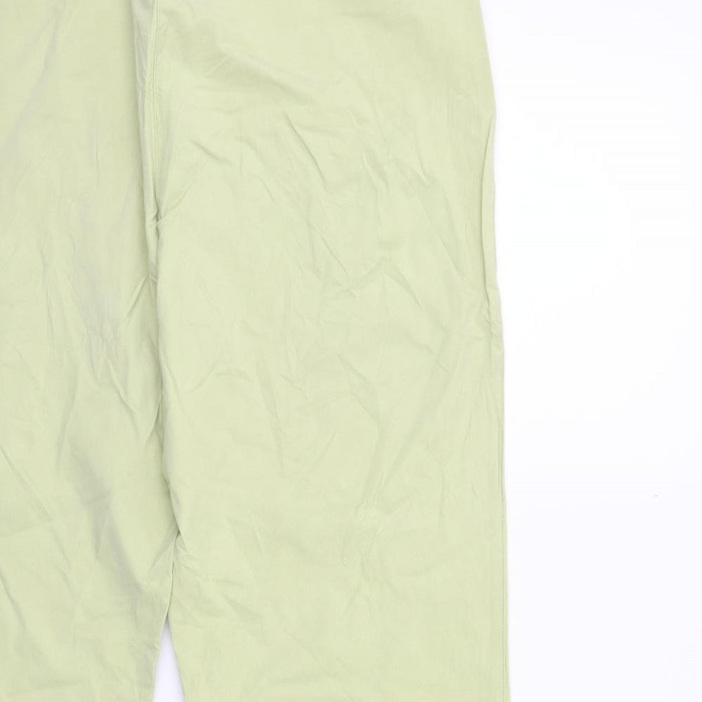 Womens UK Size 16 Zaffiri Regular Fit Green Trousers