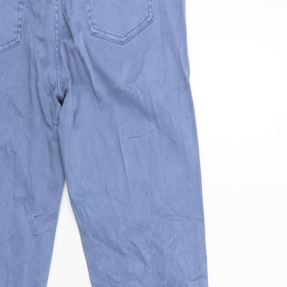 CTF JEANS Womens Blue Trousers Size 10 L20 in