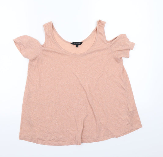 Womens UK Size 8 Newlook Pink Basic T-Shirt