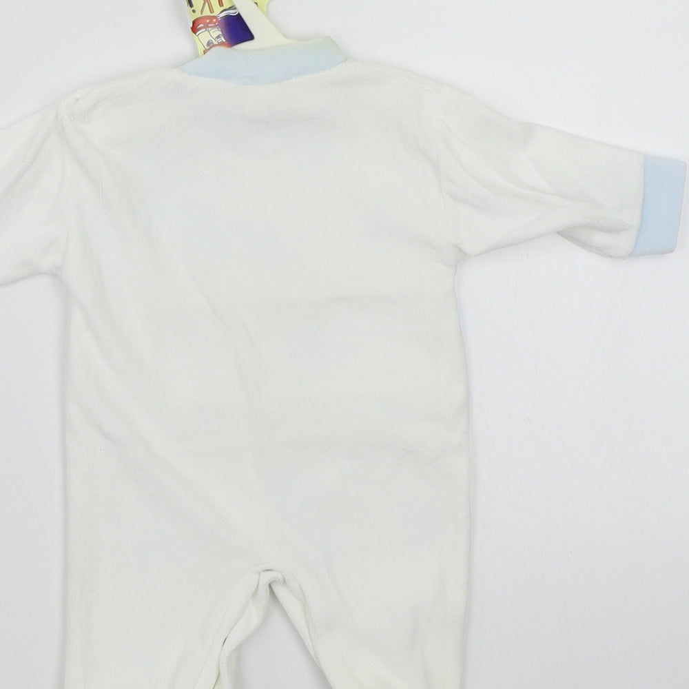 Angel Kids Girls White Babygrow One-Piece Size 6-9 Months