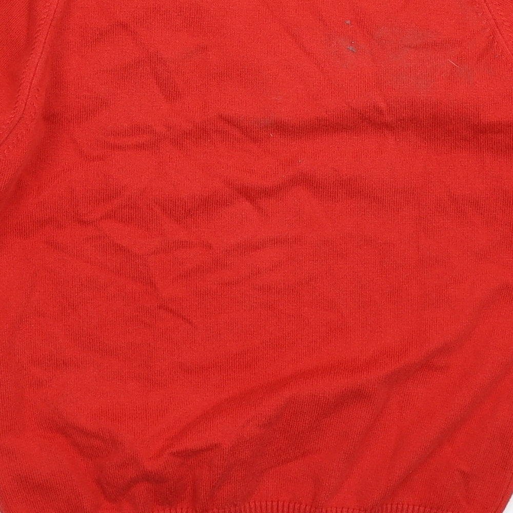 Trutex Mens Red Pullover Jumper Size XS