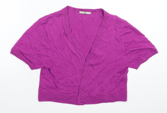 TU Womens Purple Knit Pullover Jumper Size 12