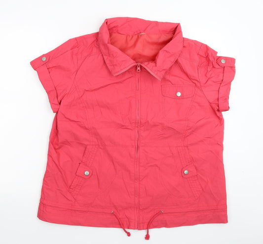 Womens UK Size 18 E-vie Pink Jacket