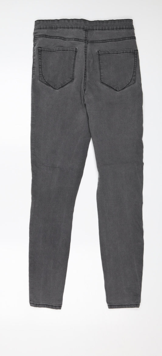 Denim & Co. Womens Black Jegging Jeans Size 10 L27 in