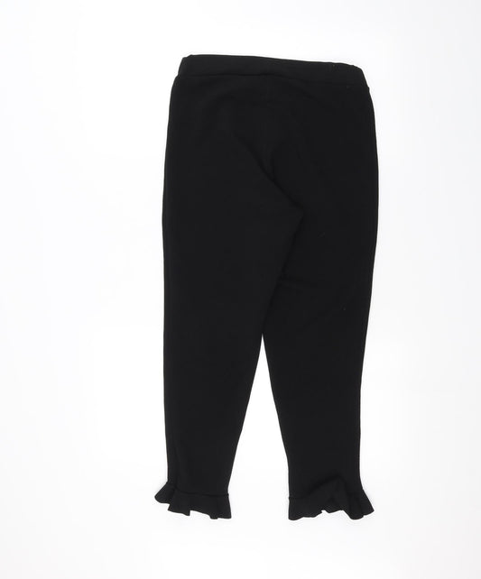 Select Womens Black Trousers Size 10 L22 in
