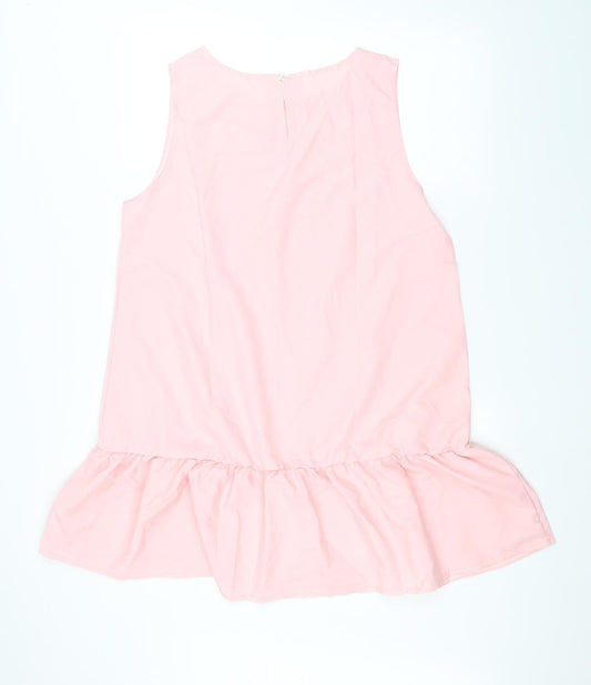 Preworn Womens Pink A-Line Size 2XL