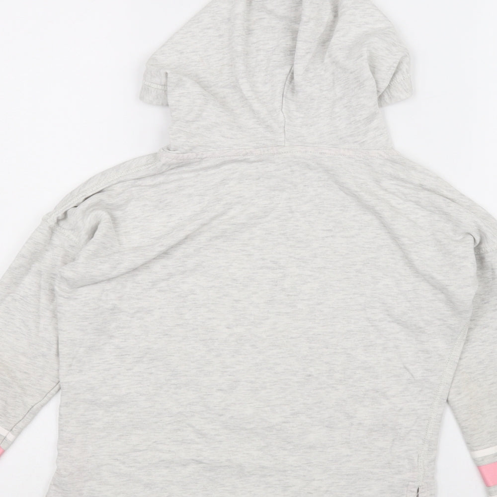 H&M Girls White Pullover Hoodie Size 9-10 Years
