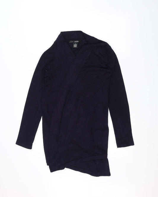 89th & Madison Womens Blue Jacket Coatigan Size M