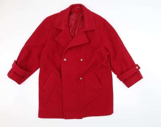 Womens UK Size 14 Berkertex Red Varsity Jacket