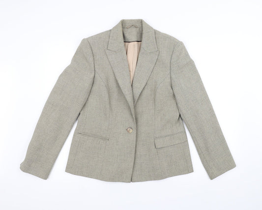 Womens UK Size 12 Berkertex Green Jacket