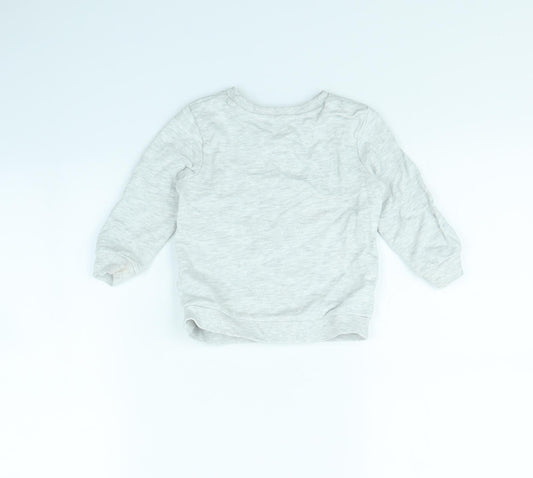 Preworn Baby Grey Pullover Jumper Size 18-24 Months