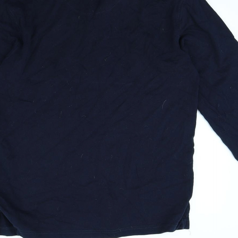 Uneek Mens Blue Pullover Jumper Size M