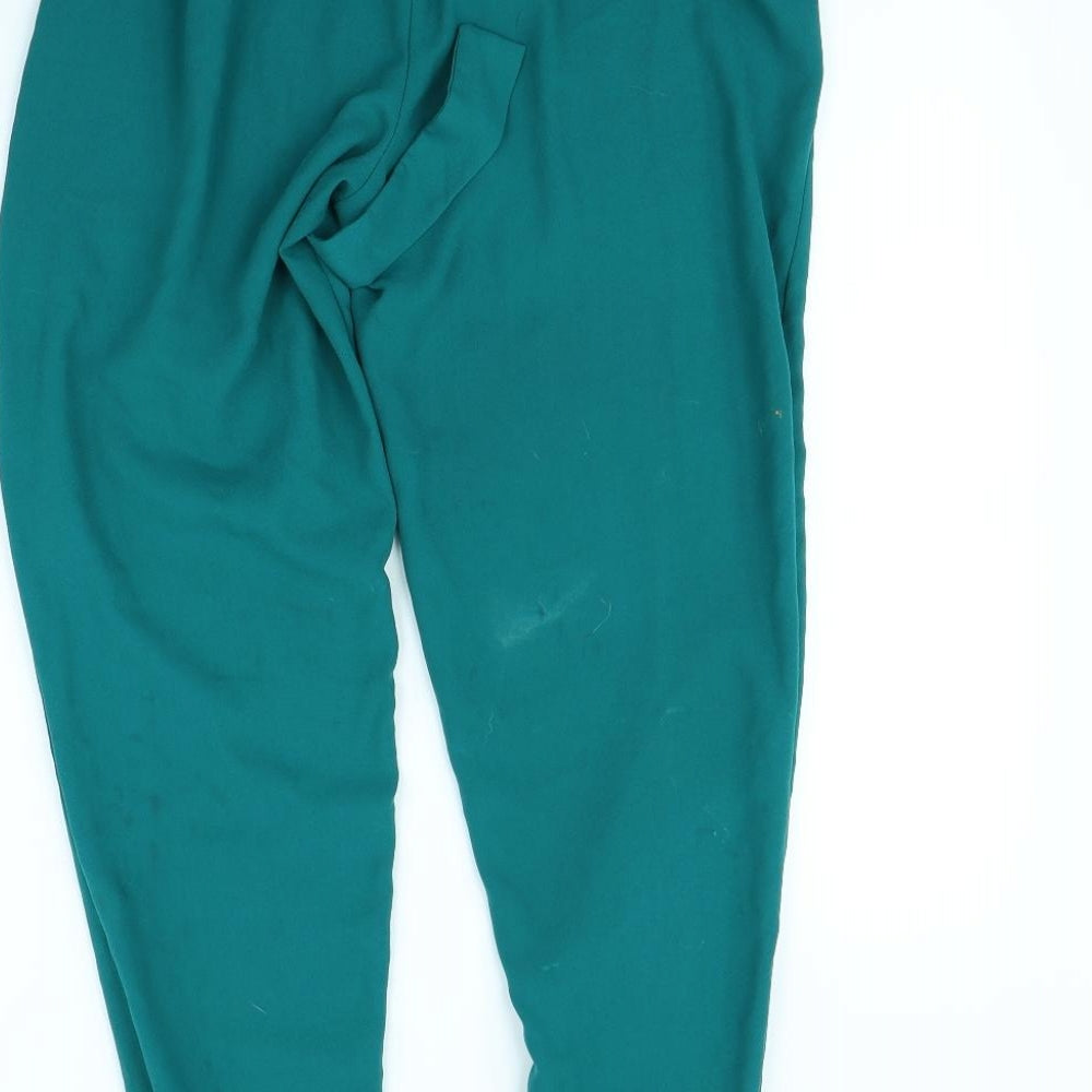 Studio Womens Green Dress Pants Trousers Size 8 L28 in