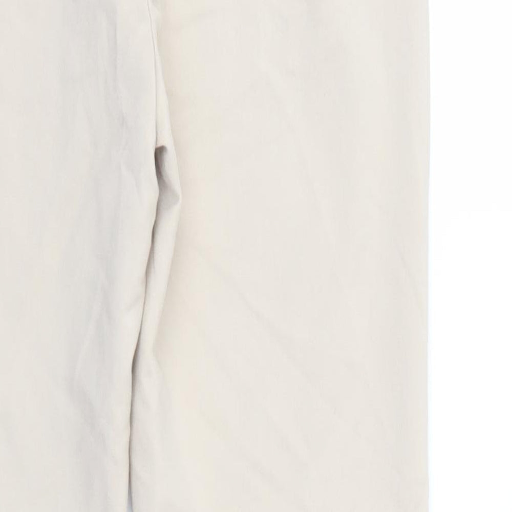 Monsoon Womens Ivory Trousers Size 30 in L26 in