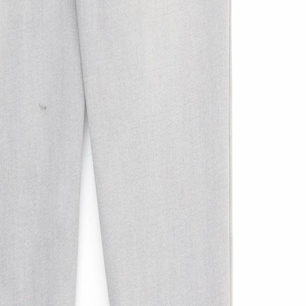 New Look Womens Grey Denim Tapered Jeans Size 10 L28 in - Elastic Waist