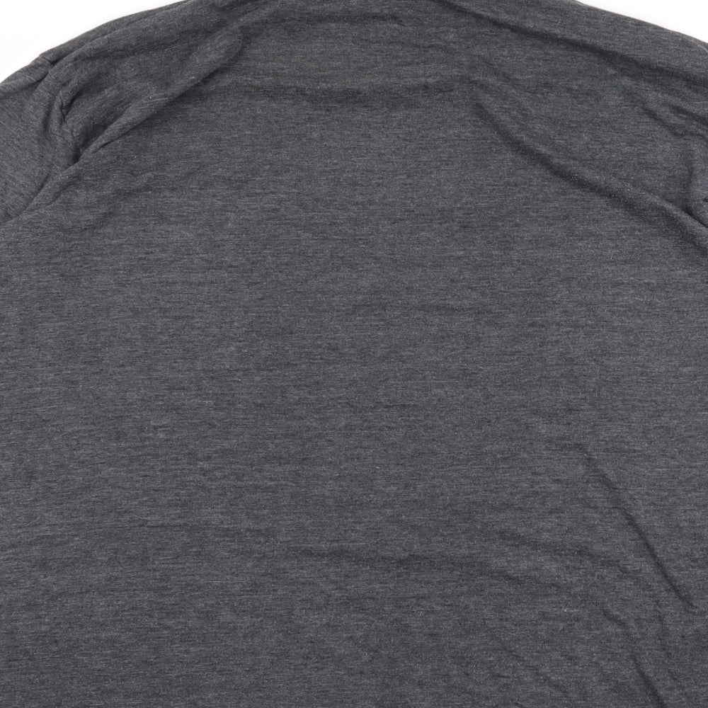 Womens UK Size M Preworn Grey Basic T-Shirt