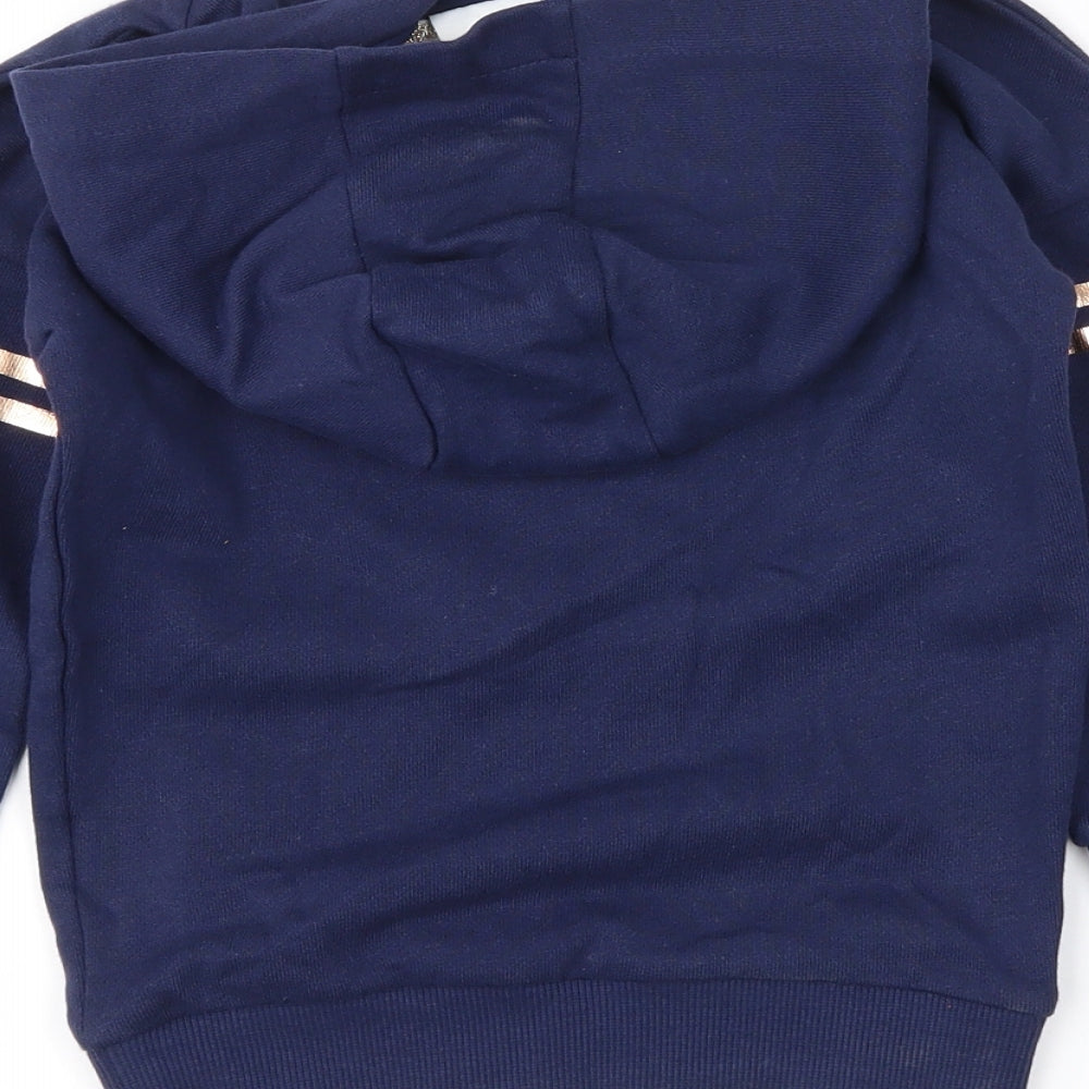 F&F Girls Blue Pullover Hoodie Size 2 Years