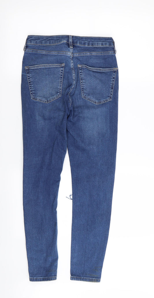 Womens UK Size 28 in Topshop Regular Fit Skinny Blue Jeans