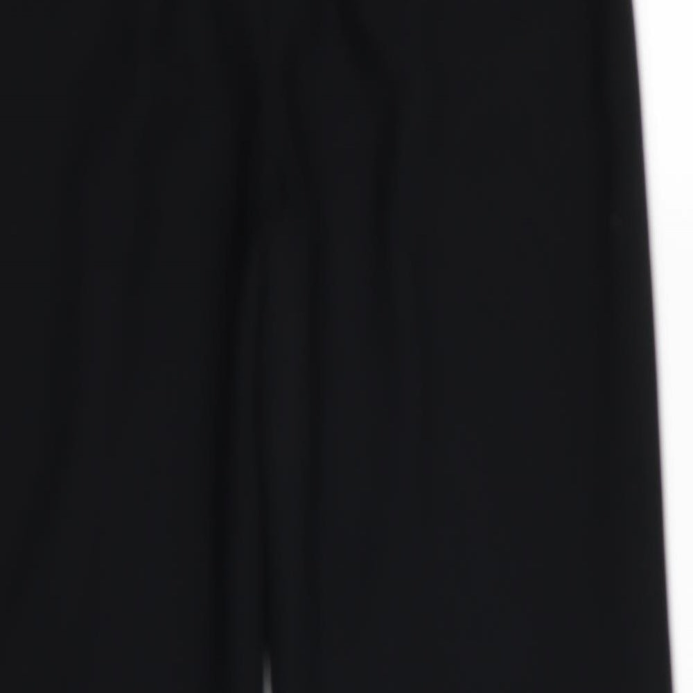 Womens UK Size 12 NEXT Regular Fit Black Trousers