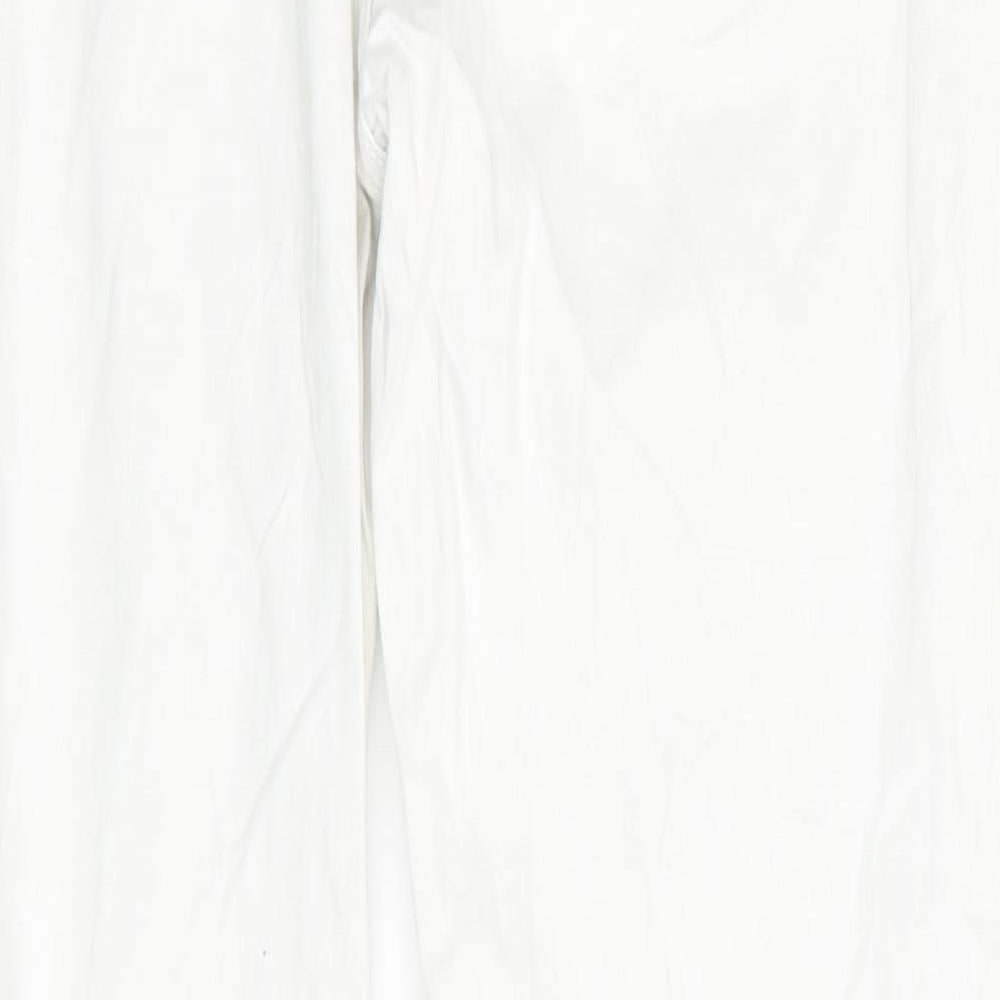 SPRIT CASUAL DENIM Womens White Straight Jeans Size 32 in L33 in