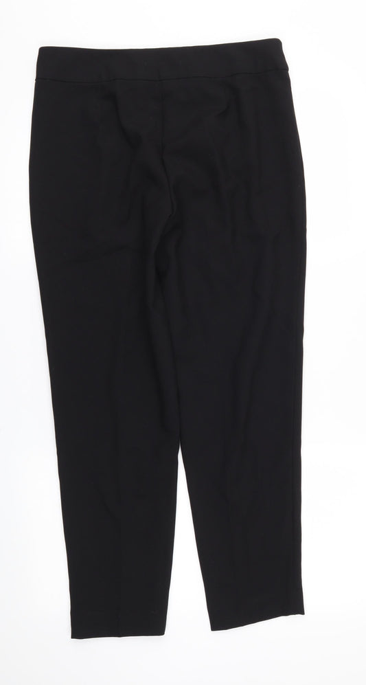 George Womens Black Trousers Size 10 L26 in