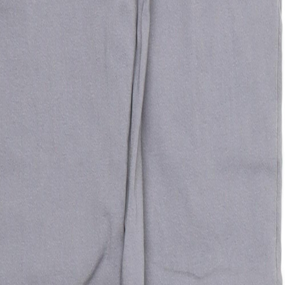 Zanzea Womens Grey Trousers Size 8 L27 in