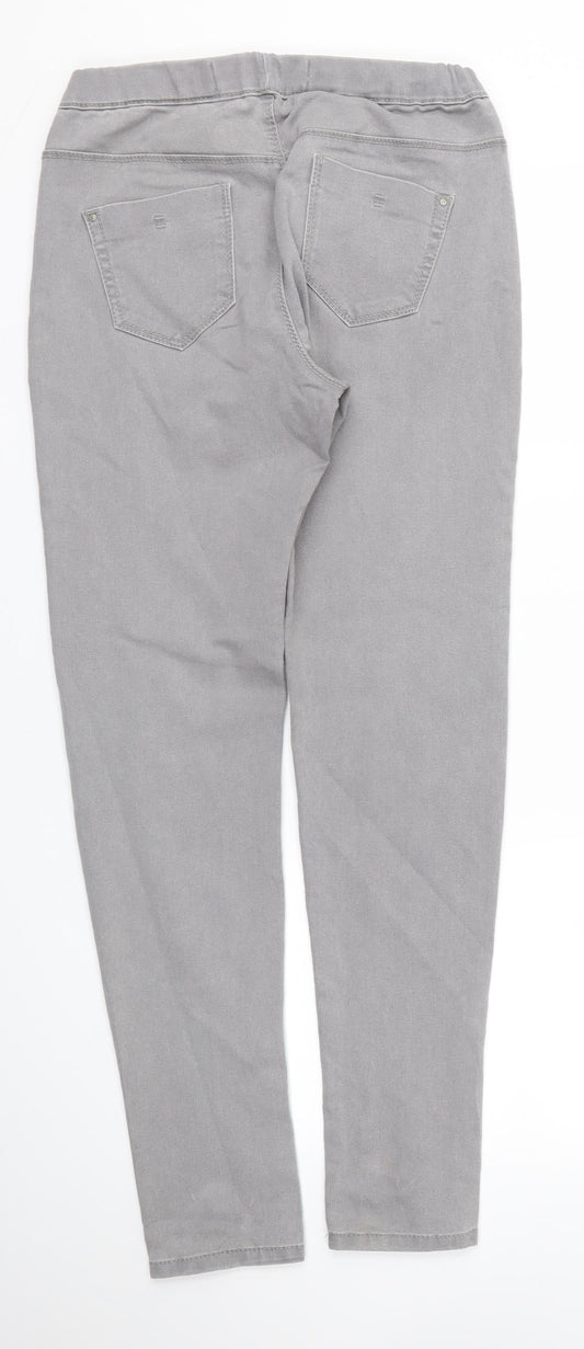 Denim & Co. Womens Grey Skinny Jeans Size 10 L29 in