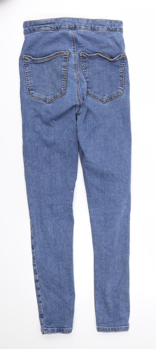 New Look Womens Blue Skinny Jeans Size 28 L30 in