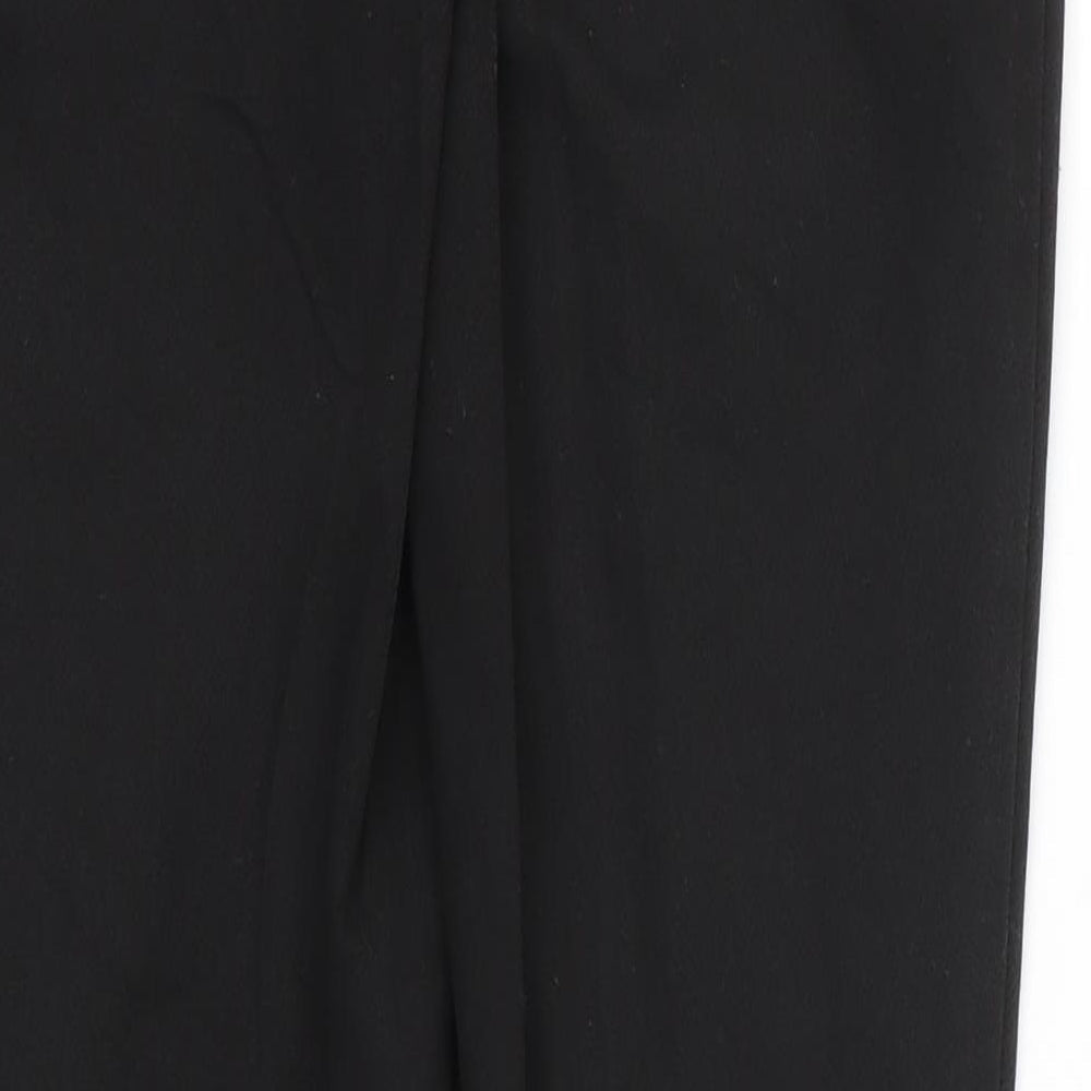 Womens UK Size 6 NEXT Regular Fit Black Trousers