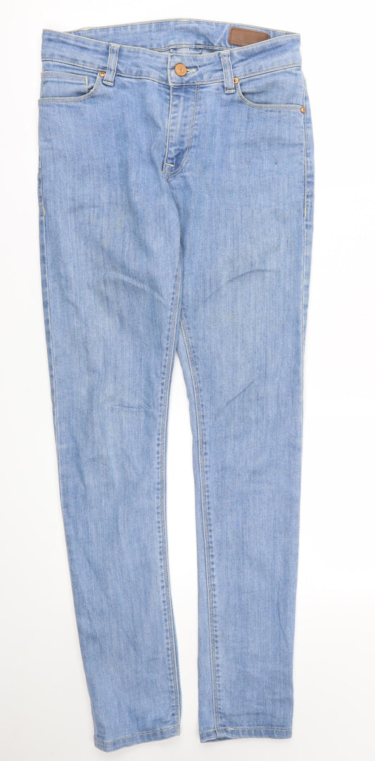 Womens UK Size 28 ASOS Regular Fit Skinny Blue Jeans