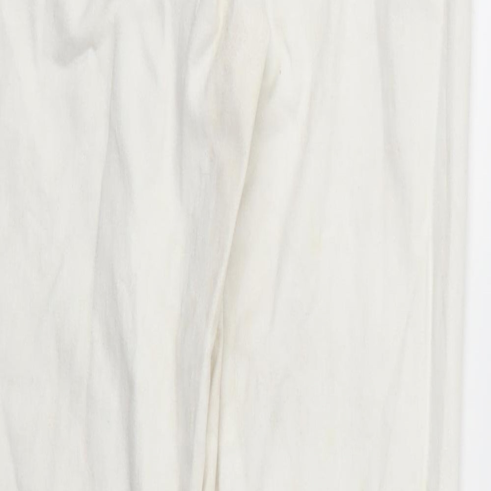 Topshop Womens White Skinny Jeans Size 26 L32 in