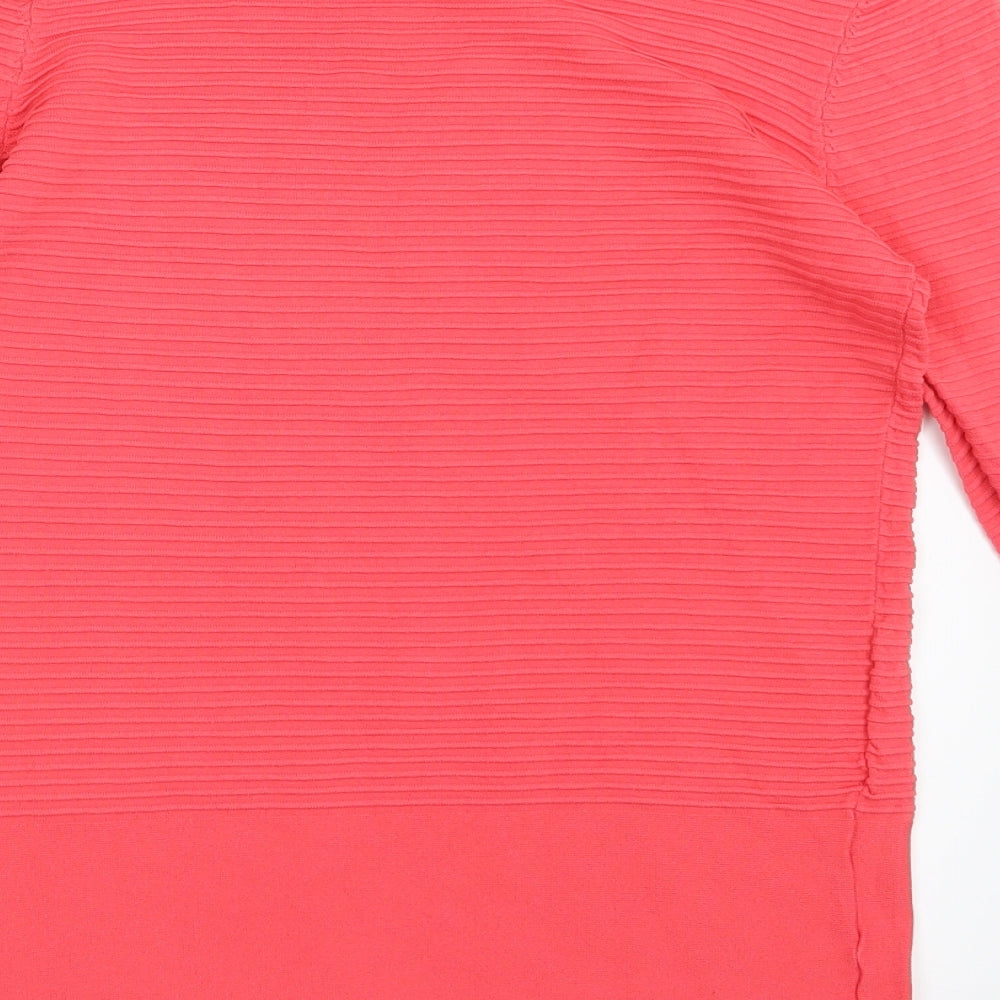 Vida Vi Womens Pink Pullover Jumper Size S