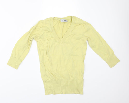 Primark Womens Yellow Pullover Jumper Size 10