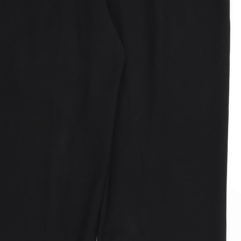 F&F Womens Black Dress Pants Trousers Size 12 L28.5 in