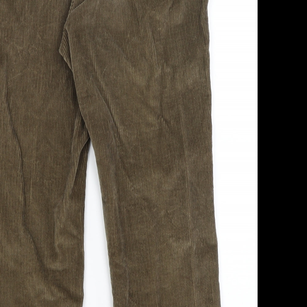 Blue Harbour Mens Brown Trousers Size 36 in L26 in