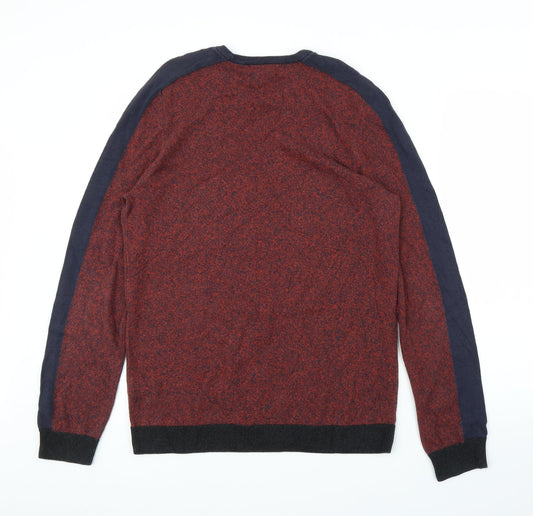 M&S Mens Purple Pullover Jumper Size S