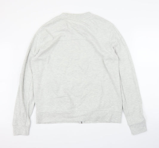 Cedar Wood State Mens Grey Full Zip Jumper Size XL