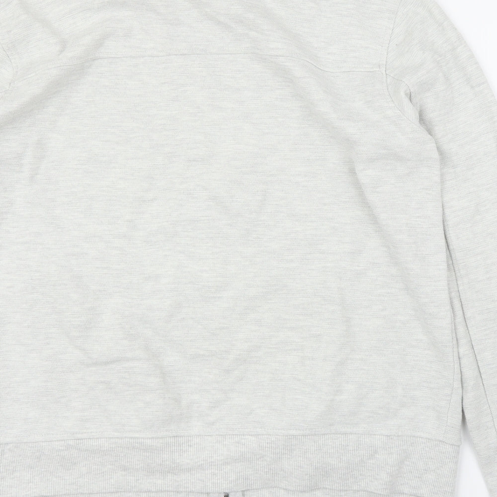 Cedar Wood State Mens Grey Full Zip Jumper Size XL