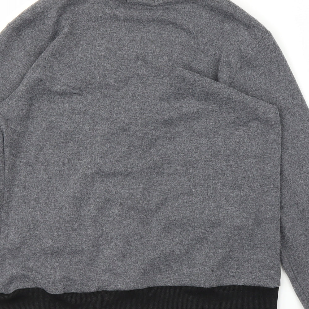 Yuanzhiqian Womens Grey Cardigan Jumper Size S